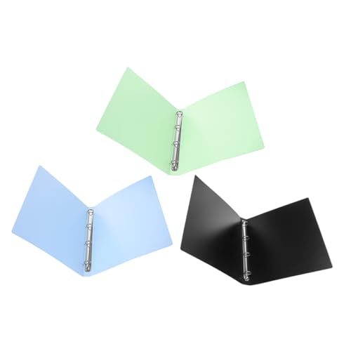 Operitacx 3 Stück Loose Leaf Ordner Teilig Elegantem Sanftem und Lebhaftem für Büro und Schule Vielseitiger Dokumenten Organizer für Ordentliche Ablage von Operitacx