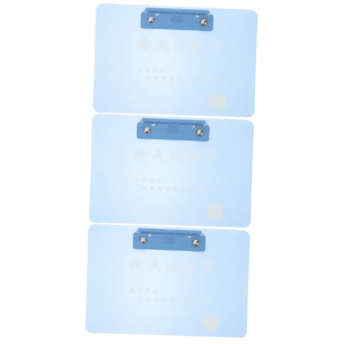 Operitacx 3 Stück Multifunktionales Clipboard aus Schreibbrett für Medizinische Aufzeichnungen Pflege Clipboard für Krankenschwestern Leicht und Handlich Runde Kanten für Sicheren Halt Operitacx 3 Stück Multifunktionales Clipboard aus Schreibbrett für Medizinische Aufzeichnungen Pflege Clipboard für Krankenschwestern Leicht und Handlich Runde Kanten für Sicheren Halt von Operitacx