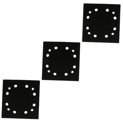 Operitacx 3 Stück Schleifscheiben -schleifpapier -aluminiumplatte Streugut Schleifpads Schleifen Sandpapier Sander Pad Ersatz-stützplatte Für Schleifer Stützteller Schwarz Eva von Operitacx