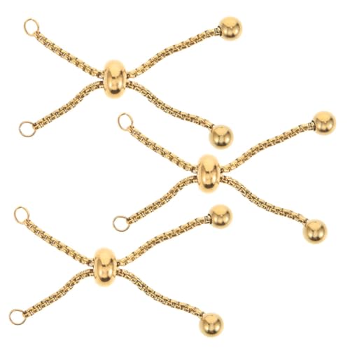 Operitacx 3 Stück Teiliges Einstellbares Armband Verlängerungskette mit Kugelenden Diy Schmuck Zubehör für Designs Geeignet für Jedes Handgelenk und Operitacx 3 Stück Teiliges Einstellbares Armband Verlängerungskette mit Kugelenden Diy Schmuck Zubehör für Designs Geeignet für Jedes Handgelenk und von Operitacx