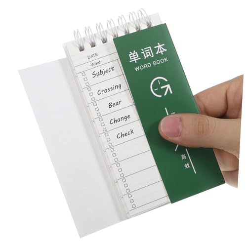 Operitacx 3 Stück Teiliges English Word Notepad mit Barrier Writing Notepad für Schüler Grün Langlebiges Papier Kompakter English Memory für Unterwegs Operitacx 3 Stück Teiliges English Word Notepad mit Barrier Writing Notepad für Schüler Grün Langlebiges Papier Kompakter English Memory für Unterwegs von Operitacx