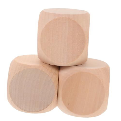 Operitacx 3 Stück Teiliges Große Blanko Holz Würfel zum Bemalen und Schnitzen DIY Bastelwürfel für Spiele und Party Naturbelassene Holzblöcke für Kreative Handwerksprojekte Operitacx 3 Stück Teiliges Große Blanko Holz Würfel zum Bemalen und Schnitzen DIY Bastelwürfel für Spiele und Party Naturbelassene Holzblöcke für Kreative Handwerksprojekte von Operitacx