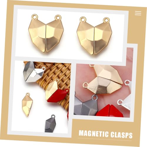 Operitacx 3 Stück Teiliges Herzförmiges Magnetverschluss Schmuck Basteln DIY Ketten und Armbänder Einfache Verbindung für Halsketten und Schmuckherstellung Geeignet für Erwachsene und Operitacx 3 Stück Teiliges Herzförmiges Magnetverschluss Schmuck Basteln DIY Ketten und Armbänder Einfache Verbindung für Halsketten und Schmuckherstellung Geeignet für Erwachsene und von Operitacx