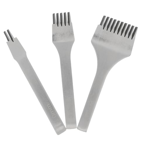 Operitacx 3 Stück Teiliges Lederlocher Set für Handwerksprojekte Präzises Lochstanzen für Leder Diy Handarbeit Hochwertigem Einfach zu Bedienen Langlebig und Effizient Operitacx 3 Stück Teiliges Lederlocher Set für Handwerksprojekte Präzises Lochstanzen für Leder Diy Handarbeit Hochwertigem Einfach zu Bedienen Langlebig und Effizient von Operitacx