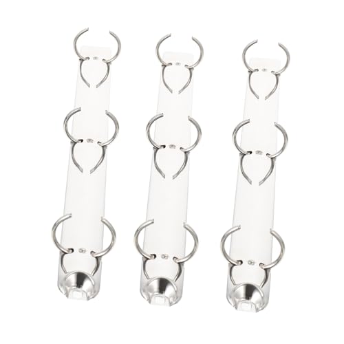 Operitacx 3 Stück Teiliges Metall Binder Ring Stabile Buchbinderinge mit Glatter Oberfläche Design für Dokumente für Büro Schule und Zuhause Zuverlässiger Halt ohne Verrutschen Operitacx 3 Stück Teiliges Metall Binder Ring Stabile Buchbinderinge mit Glatter Oberfläche Design für Dokumente für Büro Schule und Zuhause Zuverlässiger Halt ohne Verrutschen von Operitacx
