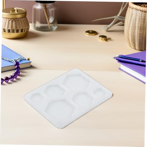Operitacx 3 Stück Teiliges Silikon Epoxidharz Schmuckformen Geometrische Ohrring Anhänger Gießformen Stabile Detailreiche Resin Molds für DIY Halsketten und Individuelle Schmuckherstellung von Operitacx