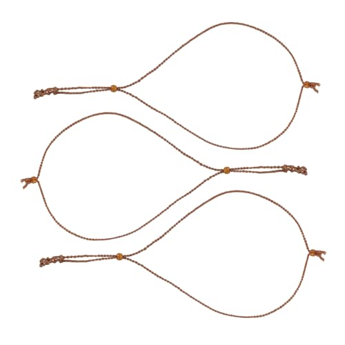 Operitacx 3 Stück Verstellbare Handgewebte Halskette mit Leerem Steinhalter Teiliges Schmuckband Robustem Seil für DIY Anhänger Leichter und Kompakter Schmuckhalter für Individuellen Stil Operitacx 3 Stück Verstellbare Handgewebte Halskette mit Leerem Steinhalter Teiliges Schmuckband Robustem Seil für DIY Anhänger Leichter und Kompakter Schmuckhalter für Individuellen Stil von Operitacx