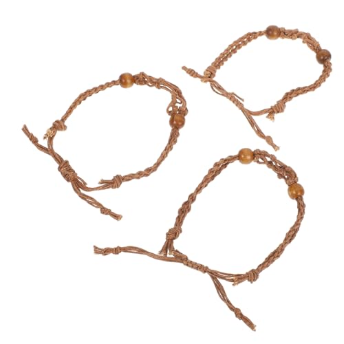 Operitacx 3 Stück Verstellbarer Halter für Schmuckcharms Handgewebtes Armband für Steine Robuste Netzstruktur für Vielseitige Verwendung von Operitacx