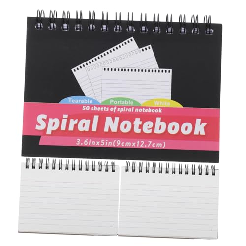Operitacx 3 Teiliges Mini Spiralnotizbuch Klein Handlich für Arbeit Schule Notizen pro Heft Tragbares Liniertes Notizheft für Taschen Geeignet Robustes Papier für Stifte Operitacx 3 Teiliges Mini Spiralnotizbuch Klein Handlich für Arbeit Schule Notizen pro Heft Tragbares Liniertes Notizheft für Taschen Geeignet Robustes Papier für Stifte von Operitacx
