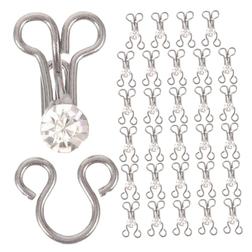 Operitacx 30 Stück Haken Und Ösen Zum Nähen Ersatz Für Hosenverschlüsse Aus Metall Mit Zirkondekor – Sicherer Verschluss Mit Haken Und Öse Für Kleidung Röcke Und Hosen Operitacx 30 Stück Haken Und Ösen Zum Nähen Ersatz Für Hosenverschlüsse Aus Metall Mit Zirkondekor – Sicherer Verschluss Mit Haken Und Öse Für Kleidung Röcke Und Hosen von Operitacx