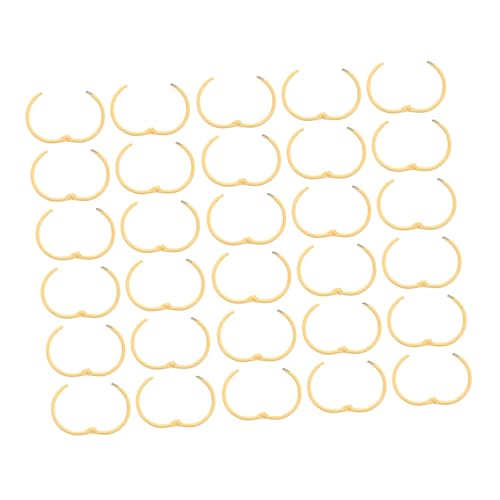 Operitacx 30 Stück Metall Buchbinderinge Gelb Binder Rings mit Schnappverschluss Robuste Offene Ringe für Notizbücher Scrapbook Fotoalben Büro Schule DIY Papierbindung Operitacx 30 Stück Metall Buchbinderinge Gelb Binder Rings mit Schnappverschluss Robuste Offene Ringe für Notizbücher Scrapbook Fotoalben Büro Schule DIY Papierbindung von Operitacx