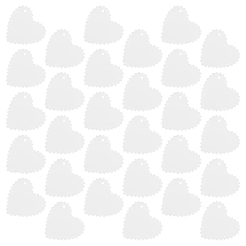 Operitacx 30 Stück Nachrichtenpapier Dankeschön Aufkleber Kleine Dekoration Dekoration Basteln Dekoration Verpackung Herz Türanhänger Etikett Brillen Geschenkpapier von Operitacx