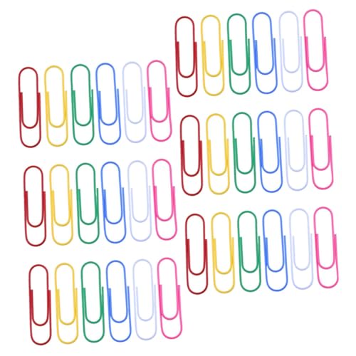 Operitacx 30 Stück Teiliges Bunte Büroklammern mit Kunststoffbeschichtung Vielseitige und Wiederverwendbare Metallclips für Büro und Schule Farbenfrohe und Praktische Dokumentenhalter Operitacx 30 Stück Teiliges Bunte Büroklammern mit Kunststoffbeschichtung Vielseitige und Wiederverwendbare Metallclips für Büro und Schule Farbenfrohe und Praktische Dokumentenhalter von Operitacx