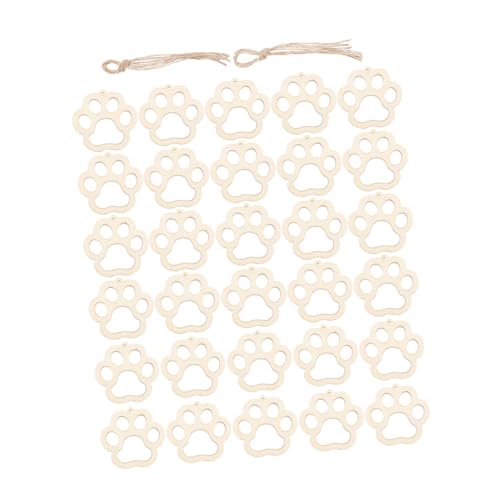 Operitacx 30 Stück Teiliges Holzscheiben Baumwollkordeln Umweltfreundliche DIY Holzanhänger Naturbelassene Baumscheiben für Bastelprojekte und Individuelle Dekorationen Operitacx 30 Stück Teiliges Holzscheiben Baumwollkordeln Umweltfreundliche DIY Holzanhänger Naturbelassene Baumscheiben für Bastelprojekte und Individuelle Dekorationen von Operitacx