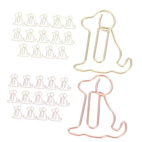 Operitacx 30 Stück Teiliges Hund Büroklammern aus Metall Dekorative Paper Marking Clips mit Starkem Halt Multifunktionale Lesezeichen für Schule Büro Zuhause und Hochzeitsdeko Operitacx 30 Stück Teiliges Hund Büroklammern aus Metall Dekorative Paper Marking Clips mit Starkem Halt Multifunktionale Lesezeichen für Schule Büro Zuhause und Hochzeitsdeko von Operitacx