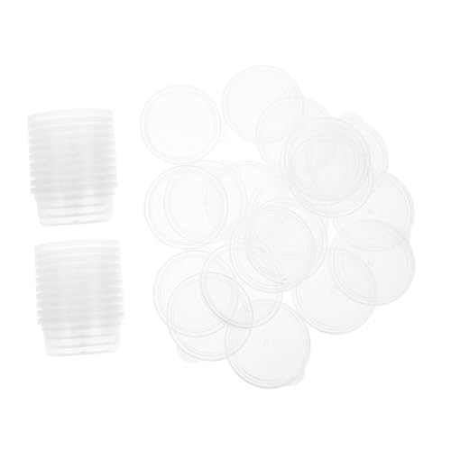 Operitacx 30 Stück Teiliges Mini Runde Aufbewahrungsboxen Transparent mit Deckeln Klare Kunststoff Dosen für Schmuck Bastelbedarf Kleine Gegenstände Praktische Organizers für Haushalt und Operitacx 30 Stück Teiliges Mini Runde Aufbewahrungsboxen Transparent mit Deckeln Klare Kunststoff Dosen für Schmuck Bastelbedarf Kleine Gegenstände Praktische Organizers für Haushalt und von Operitacx
