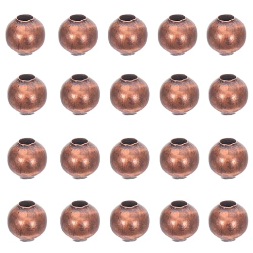 Operitacx 300 Stück Abstandsperlen Metallperlen Mit 15 Mm Loch Zum Basteln Von Schmuck Runde Abstandshalter Für Selbstgemachte Armbänder Und Ohrringe Operitacx 300 Stück Abstandsperlen Metallperlen Mit 15 Mm Loch Zum Basteln Von Schmuck Runde Abstandshalter Für Selbstgemachte Armbänder Und Ohrringe von Operitacx