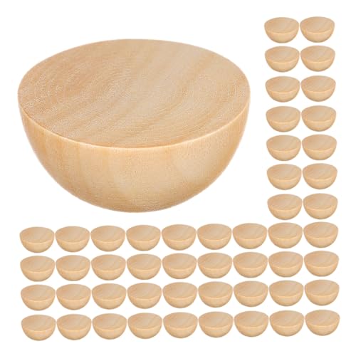 Operitacx 300 Stück Halbrunde Holzperlen Naturbelassen Unbemalt Halbe Holzhalbkugeln für DIY Bastelprojekte Wandkunst und Kreative Handarbeiten Operitacx 300 Stück Halbrunde Holzperlen Naturbelassen Unbemalt Halbe Holzhalbkugeln für DIY Bastelprojekte Wandkunst und Kreative Handarbeiten von Operitacx