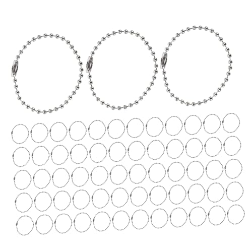 Operitacx 300 Stück Kugelkette Kugelketten Lange DIY Schmuck Basteln Schlüsselanhänger Ketten Zubehör Für Puppen Anhänger Taschen Etiketten Operitacx 300 Stück Kugelkette Kugelketten Lange DIY Schmuck Basteln Schlüsselanhänger Ketten Zubehör Für Puppen Anhänger Taschen Etiketten von Operitacx