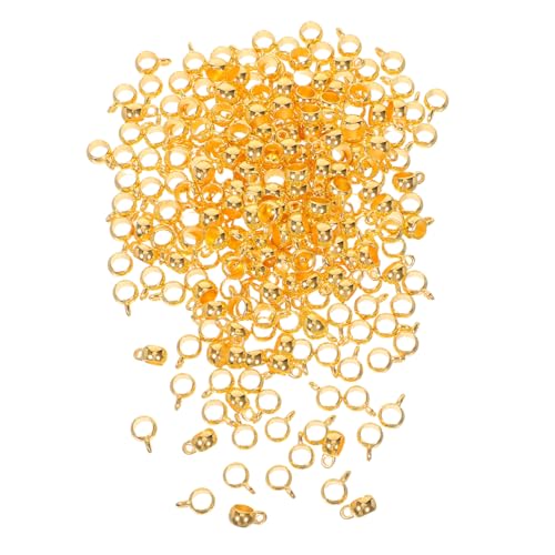 Operitacx 300 Stück Kunststoff Rundperlen Spacer Beads mit Großem für Schmuckherstellung DIY Anhänger Verbindungselemente für Armbänder Halsketten Langlebige Perlen Zubehör von Operitacx