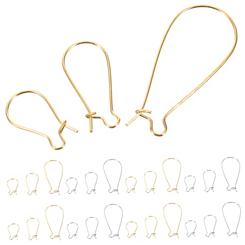 Operitacx 300 Stück Ohrhaken Silber und Gold Leichte Ohrringhaken für Diy Schmuckherstellung Geeignet für Creolen Hängeohrringe und Schmuckprojekte Operitacx 300 Stück Ohrhaken Silber und Gold Leichte Ohrringhaken für Diy Schmuckherstellung Geeignet für Creolen Hängeohrringe und Schmuckprojekte von Operitacx