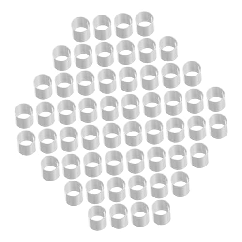 Operitacx 3000 Stück Crimp Stopper Tubes Silber Kleine Rohrförmige Crimp Perlen für Schmuckherstellung DIY Zubehör für Ohrringe Halsketten Armbänder À von Operitacx