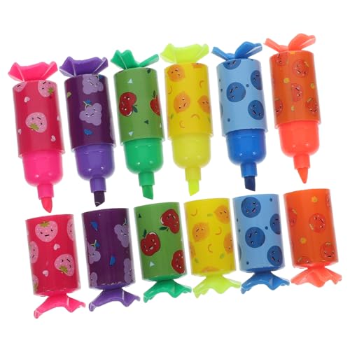 Operitacx 30Stücke Mini Textmarker Bonbonform für Kompakte Schul und Party Marker Sicheres Material für und Täglichen Gebrauch Operitacx 30Stücke Mini Textmarker Bonbonform für Kompakte Schul und Party Marker Sicheres Material für und Täglichen Gebrauch von Operitacx