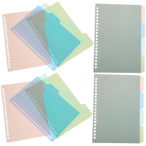 Operitacx 32 Stück Teiliges PP Registerkarten Farbige Binder Dividers mit Beschreibbaren Tabs Praktische Farben Indexseiten für Ordner und Ringbücher für Büro und Haushalt Á Operitacx 32 Stück Teiliges PP Registerkarten Farbige Binder Dividers mit Beschreibbaren Tabs Praktische Farben Indexseiten für Ordner und Ringbücher für Büro und Haushalt Á von Operitacx