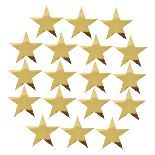 Operitacx 35 Stück Teiliges Papier Stern Deko Goldene Sterne zum Beschriften Leichte Party Ornamente für Hochzeit Festival Valentinstag Wanddekoration Festliche Tisch und Raumgestaltung von Operitacx