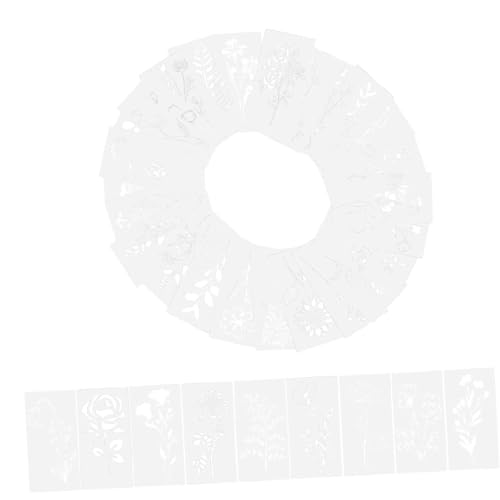 Operitacx 36 Stück Diy Malvorlagen Schablonen für Pflanzenmuster Wiederverwendbare Schablonen für Kreative Malprojekte für Scrapbooking und Bastelarbeiten Operitacx 36 Stück Diy Malvorlagen Schablonen für Pflanzenmuster Wiederverwendbare Schablonen für Kreative Malprojekte für Scrapbooking und Bastelarbeiten von Operitacx