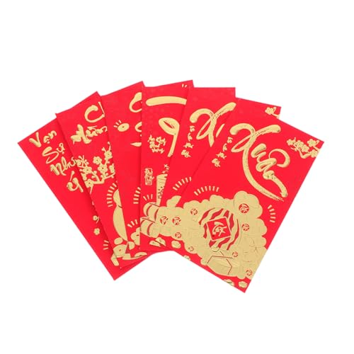 Operitacx 36 Stück Neujahrs Geldumschläge 2026 Chinesische Rote Umschläge Hong Bao Glücksgeldtaschen Vietnamesische Li Xi Geldtasche Für Hochzeit Frühlingsfest Party von Operitacx