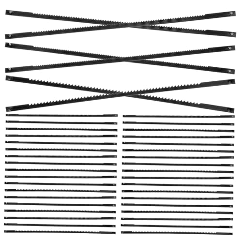 Operitacx 36 Stück Teiliges Dekupiersägeblatt Stift Carbonstahl Feinschnitt Laubsägeblätter Geeignet für Holz Kunststoff Schaum Metall Kompatibel mit Dekupiersägen Langlebig und Präzise Operitacx 36 Stück Teiliges Dekupiersägeblatt Stift Carbonstahl Feinschnitt Laubsägeblätter Geeignet für Holz Kunststoff Schaum Metall Kompatibel mit Dekupiersägen Langlebig und Präzise von Operitacx