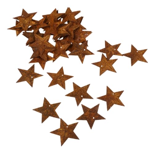 Operitacx 36 Stück Teiliges Kleine Rostige Metallsterne Vintage DIY Anhänger Robuste Metallsterne für Weihnachtsdeko Bastelprojekte Rustikale Festival und Wohnaccessoires Operitacx 36 Stück Teiliges Kleine Rostige Metallsterne Vintage DIY Anhänger Robuste Metallsterne für Weihnachtsdeko Bastelprojekte Rustikale Festival und Wohnaccessoires von Operitacx
