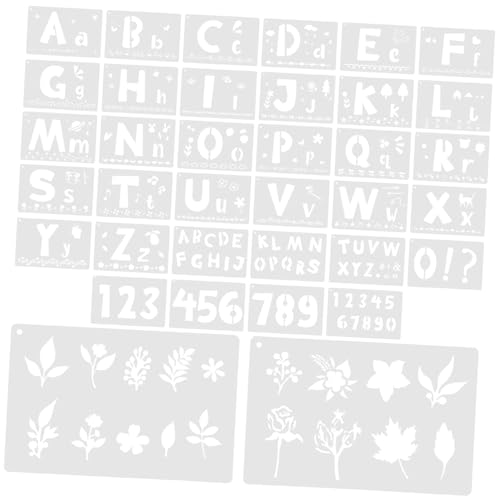 Operitacx 36 Stück Teiliges Schablonen aus Pet Kunststoff Buchstaben und Zahlenschablonen für DIY Bastelprojekte Wiederverwendbar Klare Muster Geeignet für Wand für Kreative Malvorlagen Operitacx 36 Stück Teiliges Schablonen aus Pet Kunststoff Buchstaben und Zahlenschablonen für DIY Bastelprojekte Wiederverwendbar Klare Muster Geeignet für Wand für Kreative Malvorlagen von Operitacx