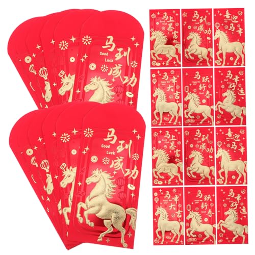 Operitacx 36 Stück roter umschlag des neuen jahres Chinesisches Neujahr rote Pakete Mond Neujahrsgeldumschläge Frühling Festival Red Envelope Bargeld rotes Paket Hong Bao Umschlag Papier Operitacx 36 Stück roter umschlag des neuen jahres Chinesisches Neujahr rote Pakete Mond Neujahrsgeldumschläge Frühling Festival Red Envelope Bargeld rotes Paket Hong Bao Umschlag Papier von Operitacx
