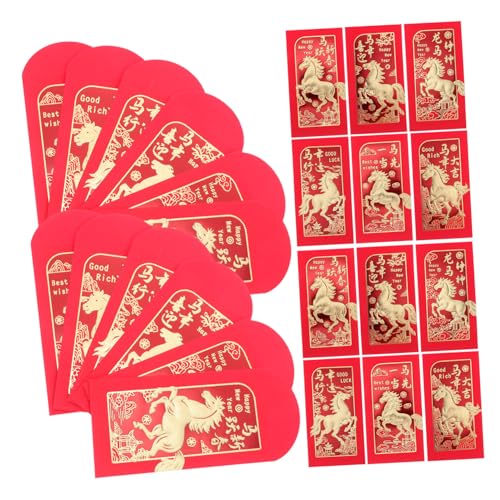 Operitacx 36 Stück roter umschlag des neuen jahres Geldtasche zum chinesischen Neujahr Neujahrspakete Mondpakete Tasche roter Umschlag Chinesisches Neujahr rotes Umschläge Papier Operitacx 36 Stück roter umschlag des neuen jahres Geldtasche zum chinesischen Neujahr Neujahrspakete Mondpakete Tasche roter Umschlag Chinesisches Neujahr rotes Umschläge Papier von Operitacx