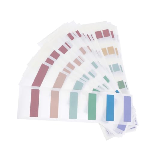 Operitacx 3er Packungen Pack Selbstklebende Memo Pads Farbige Haftnotizen für Büro Zuhause Große Mittlere Kleine Notizen Praktische Index Tabs für Organisation und Markierung von Operitacx
