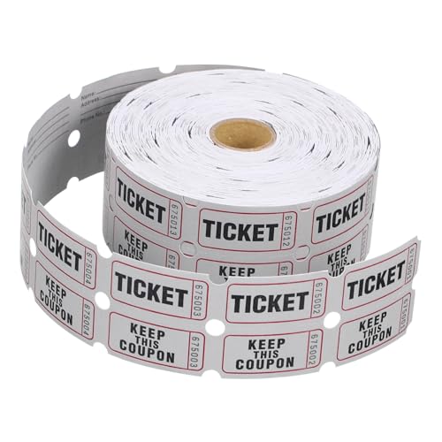 Operitacx 4 Rollen Bunten Tickets für Events und Spiele aus Beschichtetem Einfach zu Verwenden Ansprechenden Design für Partys und Verlosungen Operitacx 4 Rollen Bunten Tickets für Events und Spiele aus Beschichtetem Einfach zu Verwenden Ansprechenden Design für Partys und Verlosungen von Operitacx