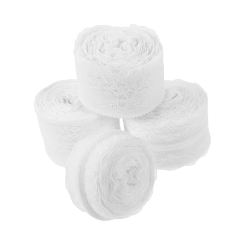 Operitacx 4 Rollen Dekorative Spitzenborte Diy Spitzenborte für Kleidung Geschenkverpackung und Tischdekoration pro Rolle Vielseitig Einsetzbar Operitacx 4 Rollen Dekorative Spitzenborte Diy Spitzenborte für Kleidung Geschenkverpackung und Tischdekoration pro Rolle Vielseitig Einsetzbar von Operitacx