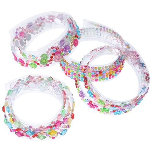 Operitacx 4 Rollen Selbstklebendes Strassband Acryl Klebeband für DIY Dekoration Vielseitig Einsetzbar für Bilderrahmen Geschenkverpackung Handyhüllen und Bastelarbeiten Operitacx 4 Rollen Selbstklebendes Strassband Acryl Klebeband für DIY Dekoration Vielseitig Einsetzbar für Bilderrahmen Geschenkverpackung Handyhüllen und Bastelarbeiten von Operitacx