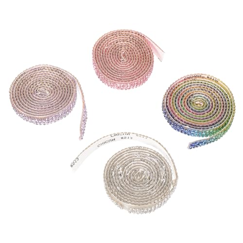 Operitacx 4 Rollen Selbstklebendes Strassband Funkelndes Resin Rhinestone Tape mit Farben Weiß Lila für DIY Dekoration Schmuck Handwerk Party Hochzeit Operitacx 4 Rollen Selbstklebendes Strassband Funkelndes Resin Rhinestone Tape mit Farben Weiß Lila für DIY Dekoration Schmuck Handwerk Party Hochzeit von Operitacx