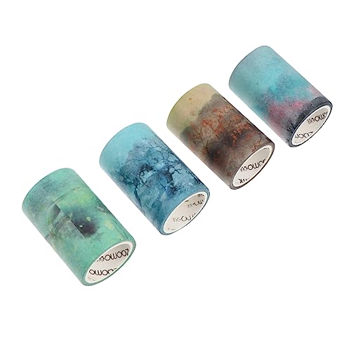 Operitacx Scrapbooking-aufkleberbänder 4 Rollen Washi-klebeband mit Aquarelllandschaften Zum Basteln Operitacx Scrapbooking-aufkleberbänder 4 Rollen Washi-klebeband mit Aquarelllandschaften Zum Basteln von Operitacx