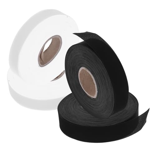 Operitacx 4 Rollen Twill Schrägband Vorhangsäume Stoffband zum Nähen Vorhangkante für Gardinen Saum Reparatur Diy Kleidung Hemmstoff Langlebig Einfach Anzuwenden von Operitacx
