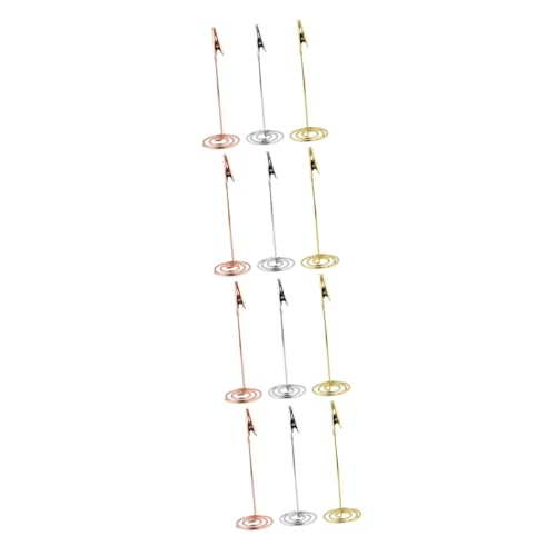 Operitacx 4 Sätze Alligator-notenhalter Inhaber Halter Für Memo-clips Bildhalter Für Tische Bildclips Stehen Fotohalter -clipständer Fotokartenhalter Memo-clip-ständer Eisendraht 3 Stück * 4 Operitacx 4 Sätze Alligator-notenhalter Inhaber Halter Für Memo-clips Bildhalter Für Tische Bildclips Stehen Fotohalter -clipständer Fotokartenhalter Memo-clip-ständer Eisendraht 3 Stück * 4 von Operitacx