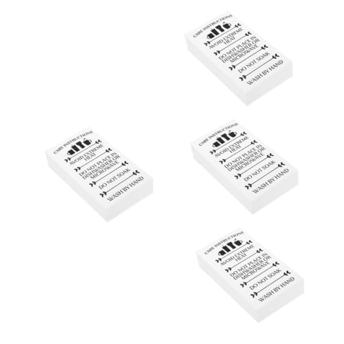 Operitacx 4 Sätze Anleitungskarte Für Glas Du Etikett Beleuchtung Für Papiersterne Glasbecher Pflegeanleitung Anleitung Pflegekarten Hängende Glastassenkarten Paketkarten Weiß 50 Stück * 4 von Operitacx