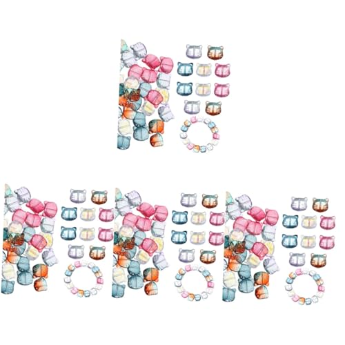 Operitacx 4 Sätze Diy Katzenkopf Perlen Bunte Spacer Perlen Für Kinderarmbänder Lose Glasperlen Zum Schmuckherstellen Für Kreative Bastelprojekte 50 Stück * 4 Operitacx 4 Sätze Diy Katzenkopf Perlen Bunte Spacer Perlen Für Kinderarmbänder Lose Glasperlen Zum Schmuckherstellen Für Kreative Bastelprojekte 50 Stück * 4 von Operitacx