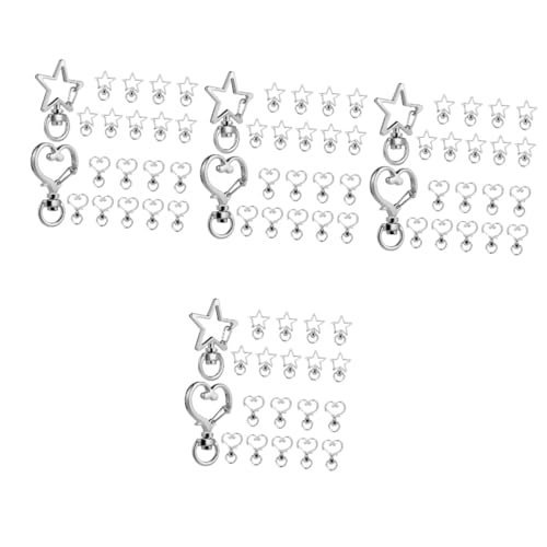 Operitacx 4 Sätze Herz Schlüsselanhänger Clips Multifunktionale Metall Lobster Buckles Silber Für Diy Projekte Taschen Und Schlüsselanhänger 20 Stück * 4 Operitacx 4 Sätze Herz Schlüsselanhänger Clips Multifunktionale Metall Lobster Buckles Silber Für Diy Projekte Taschen Und Schlüsselanhänger 20 Stück * 4 von Operitacx