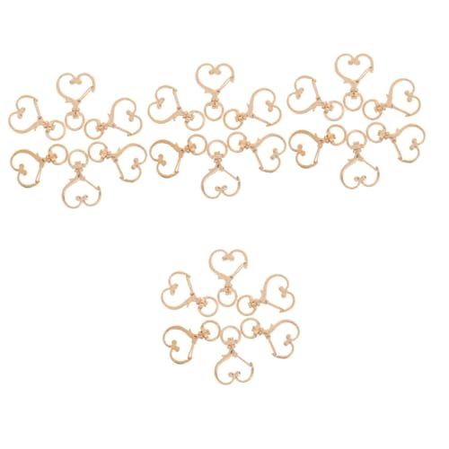 Operitacx 4 Sätze Herzförmiger Schlüsselring Teiliges Für Diy Projekte Robuste Schnallen Für Taschen Gürtel Und Bastelarbeiten Goldenes Design Für Schlüssel Und Accessoires 6 Stück * 4 Operitacx 4 Sätze Herzförmiger Schlüsselring Teiliges Für Diy Projekte Robuste Schnallen Für Taschen Gürtel Und Bastelarbeiten Goldenes Design Für Schlüssel Und Accessoires 6 Stück * 4 von Operitacx