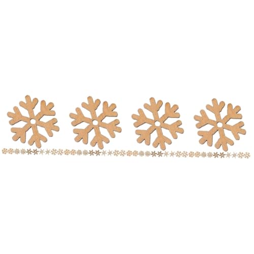Operitacx 4 Sätze Holzschneeflocken Dekorationsmaterialien Für Weihnachten Diy Holzverzierungen Für Festliche Anlässe Leicht Und Für Kreative Bastelprojekte Und 200 Stück * 4 Operitacx 4 Sätze Holzschneeflocken Dekorationsmaterialien Für Weihnachten Diy Holzverzierungen Für Festliche Anlässe Leicht Und Für Kreative Bastelprojekte Und 200 Stück * 4 von Operitacx