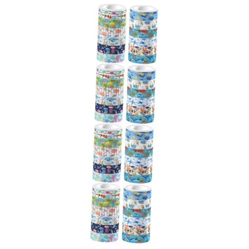 Operitacx 4 Sätze Meeresbewohner Washi Tape Set Dekoratives Klebeband Für Diy Handwerk Scrapbooking Planer Und Geschenkverpackung Mit Leuchtenden Designs 12 Rollen * 4 Operitacx 4 Sätze Meeresbewohner Washi Tape Set Dekoratives Klebeband Für Diy Handwerk Scrapbooking Planer Und Geschenkverpackung Mit Leuchtenden Designs 12 Rollen * 4 von Operitacx